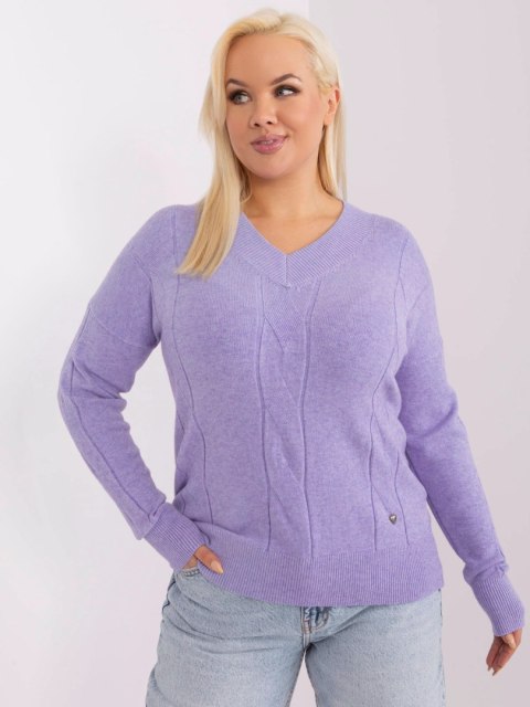 Sweter PM-SW-PM688.64 jasny fioletowy XL/XXL