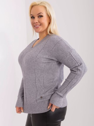 Sweter PM-SW-PM688.64 szary XXL/XXXL