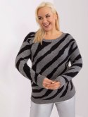 Sweter PM-SW-PM785.23X szaro-czarny XL/XXL