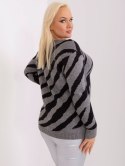 Sweter PM-SW-PM785.23X szaro-czarny XL/XXL