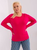 Sweter PM-SW-PM-3006+1.11 fuksjowy XXL/XXXL