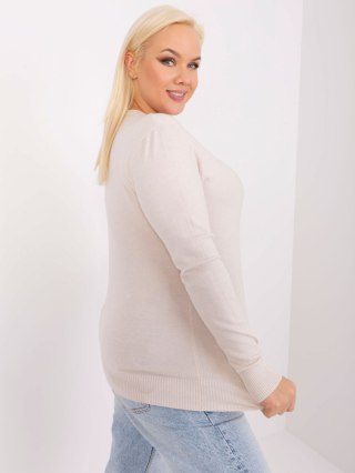 Sweter PM-SW-PM-3007+1.18 jasny beżowy XL/XXL