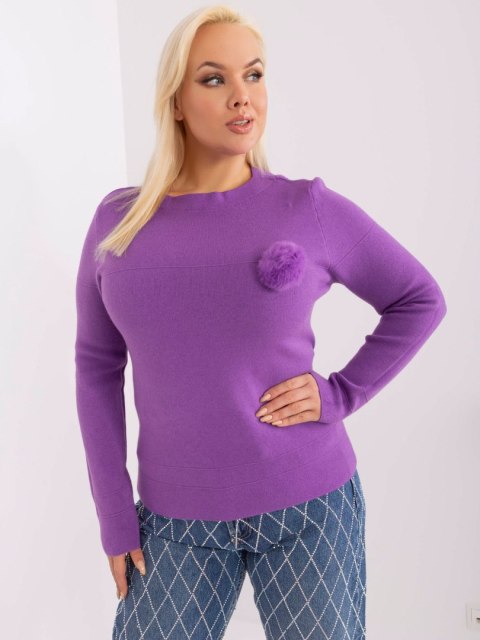 Sweter PM-SW-PM-3706.10X fioletowy XL/XXL