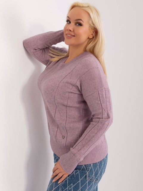 Sweter PM-SW-PM688.64 fioletowy XL/XXL