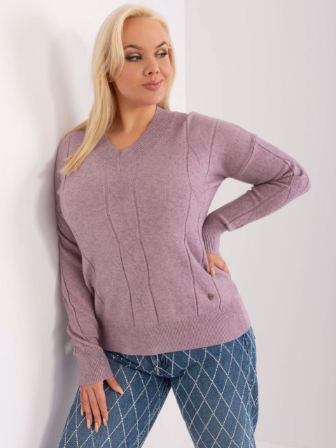 Sweter PM-SW-PM688.64 fioletowy XL/XXL