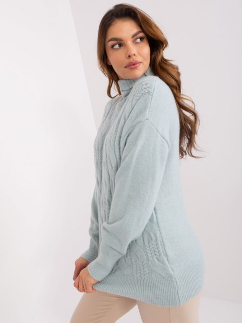 Sweter AT-SW-23401.97P mietowy