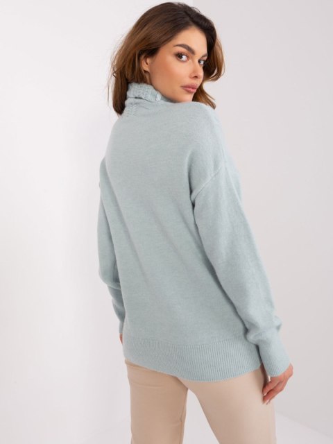 Sweter AT-SW-23401.97P mietowy