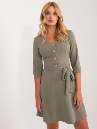 Sukienka LK-SK-507785.65 khaki 40