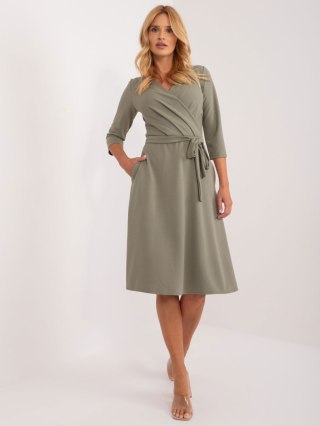 Sukienka LK-SK-507790.78 khaki 36