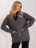 Sweter BA-SW-4034.65 ciemny szary