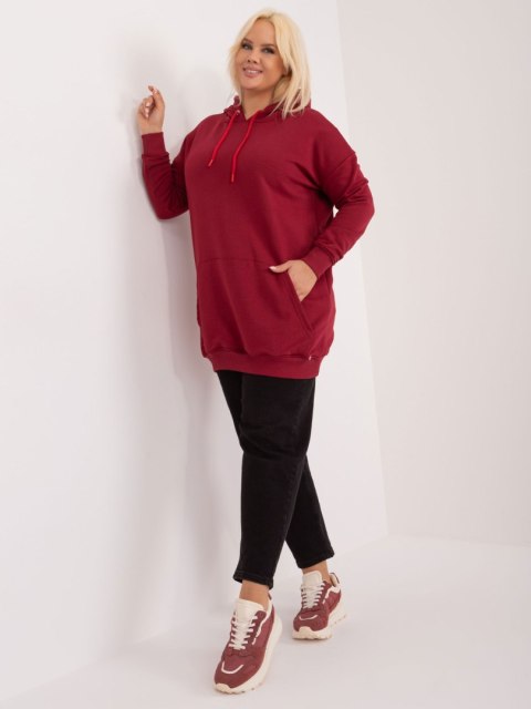 Bluza RV-BL-6338.19X bordowy 2XL