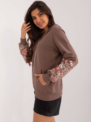 Bluza RV-BL-8941.28 brązowy L/XL