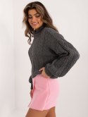 Sweter BA-SW-0827.25 ciemny szary