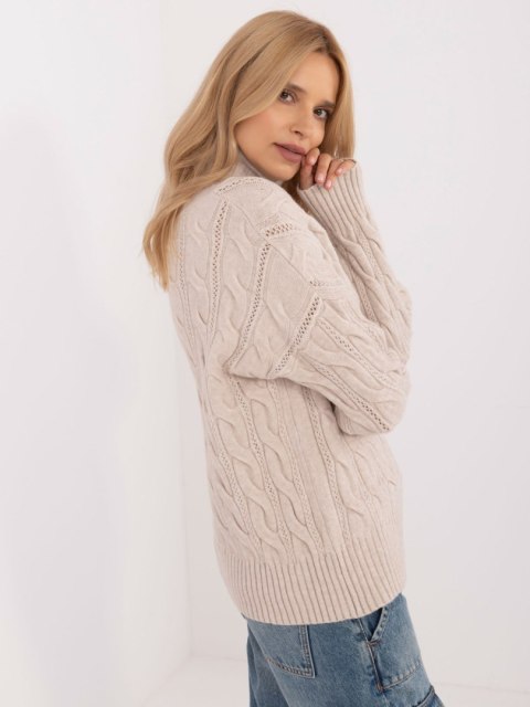 Sweter AT-SW-23445.00 jasny beżowy