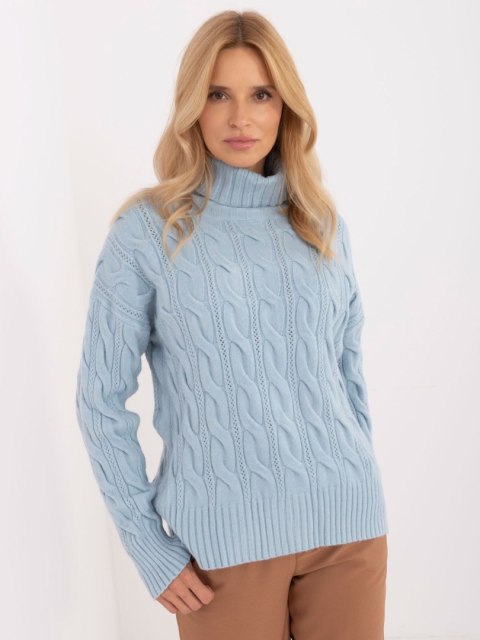 Sweter AT-SW-23445.00 jasny niebieski