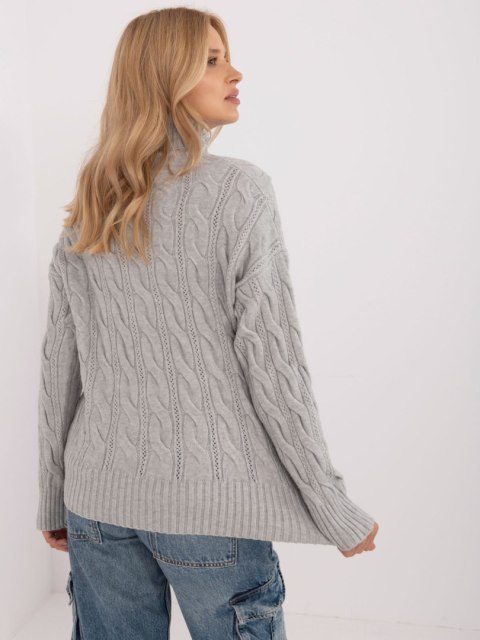 Sweter AT-SW-23445.00 szary