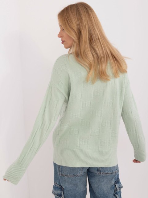 Sweter AT-SW-2342-1.35 pistacjowy