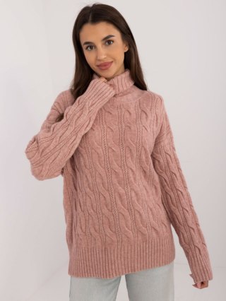 Sweter AT-SW-23445.00 ciemny różowy