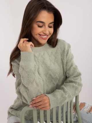 Sweter AT-SW-2361.61 pistacjowy