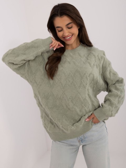 Sweter AT-SW-2361.61 pistacjowy