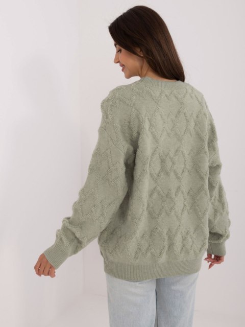 Sweter AT-SW-2361.61 pistacjowy