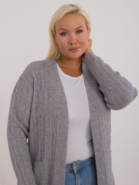 Sweter PM-SW-PM-3727.93 szary XL/XXL