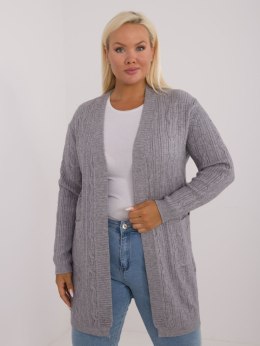 Sweter PM-SW-PM-3727.93 szary XXL/XXXL