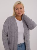 Sweter PM-SW-PM-3727.93 szary XXL/XXXL