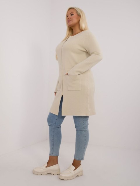 Sweter PM-SW-PM793.01 jasny beżowy XXL/XXXL