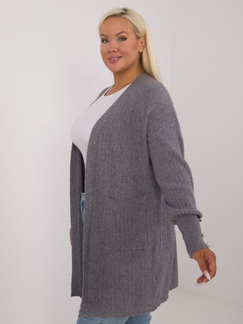 Sweter PM-SW-PM-3726.99 ciemny szary XL/XXL