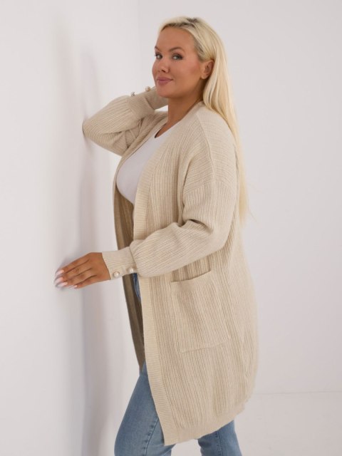 Sweter PM-SW-PM-3726.99 jasny beżowy XXL/XXXL