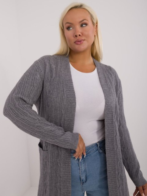 Sweter PM-SW-PM-3727.93 ciemny szary XL/XXL