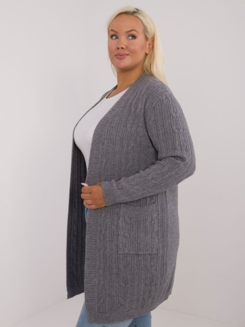 Sweter PM-SW-PM-3727.93 ciemny szary XL/XXL