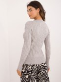 Sweter AT-SW-2338-2.00 szary