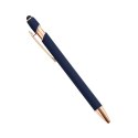 Długopis metalowy touch pen soft touch granat DL02