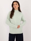 Sweter AT-SW-2339.54 mietowy