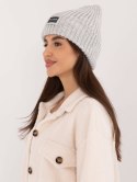 Czapka zimowa szara beanie Rue Paris