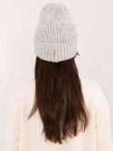 Czapka zimowa szara beanie Rue Paris