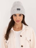 Czapka zimowa szara beanie Rue Paris