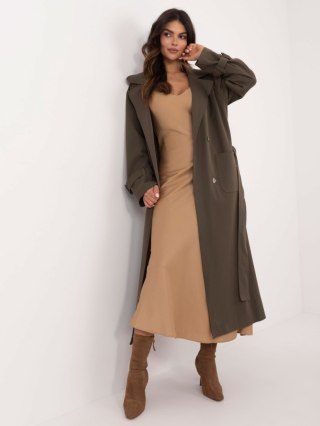 Płaszcz LK-PL-509754.42 khaki S/M