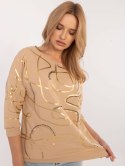 Bluzka CLM-BZ-1257.71 camelowy XL