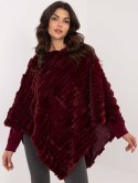 Poncho AT-PN-2347.68 bordowy