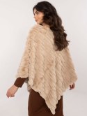 Poncho AT-PN-2347.88 beżowy