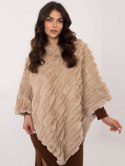 Poncho AT-PN-2347.88 beżowy