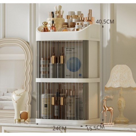 Organizer, szkatułka na kosmetyki, pędzle wielopoziomowy 40x15x24cm CB70 Organizer, szkatułka na kosmetyki, pędzle wielopoziomowy 40x15x24cm CB70
